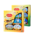 L&uuml;becker Marzipan Platteier mit Gunga Cartoons