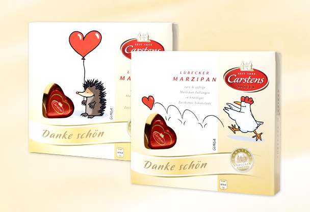 Zauber Sticks &ndash; L&uuml;beck marzipan hearts