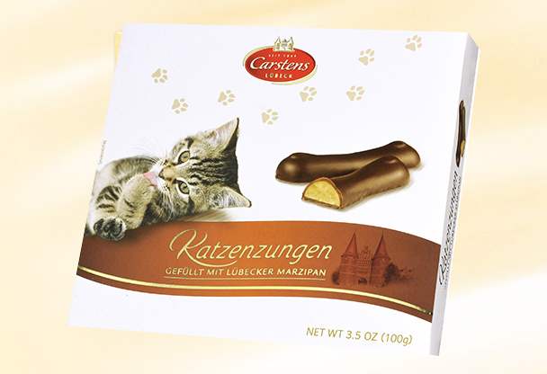 Lübeck marzipan Katzenzungen