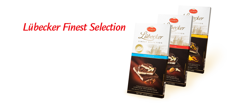 Carstens Lubecker Dark Chocolate Marzipan Gift Box - World Market